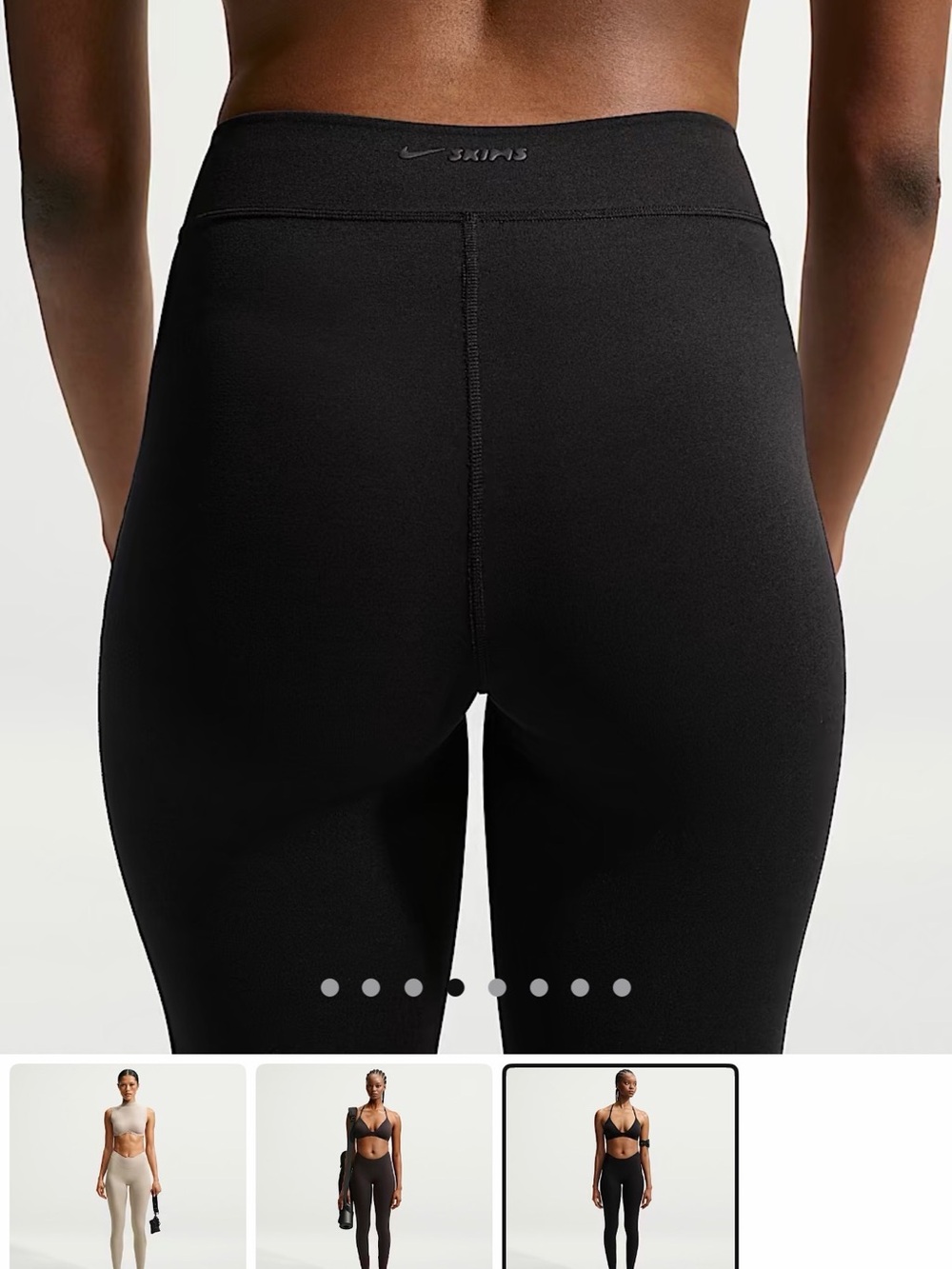 SKIMS NikeSKIMS STUDIO STRETCH DIPPED 29" LEGGING Sz Medium *NWT* - Picture 6 of 8